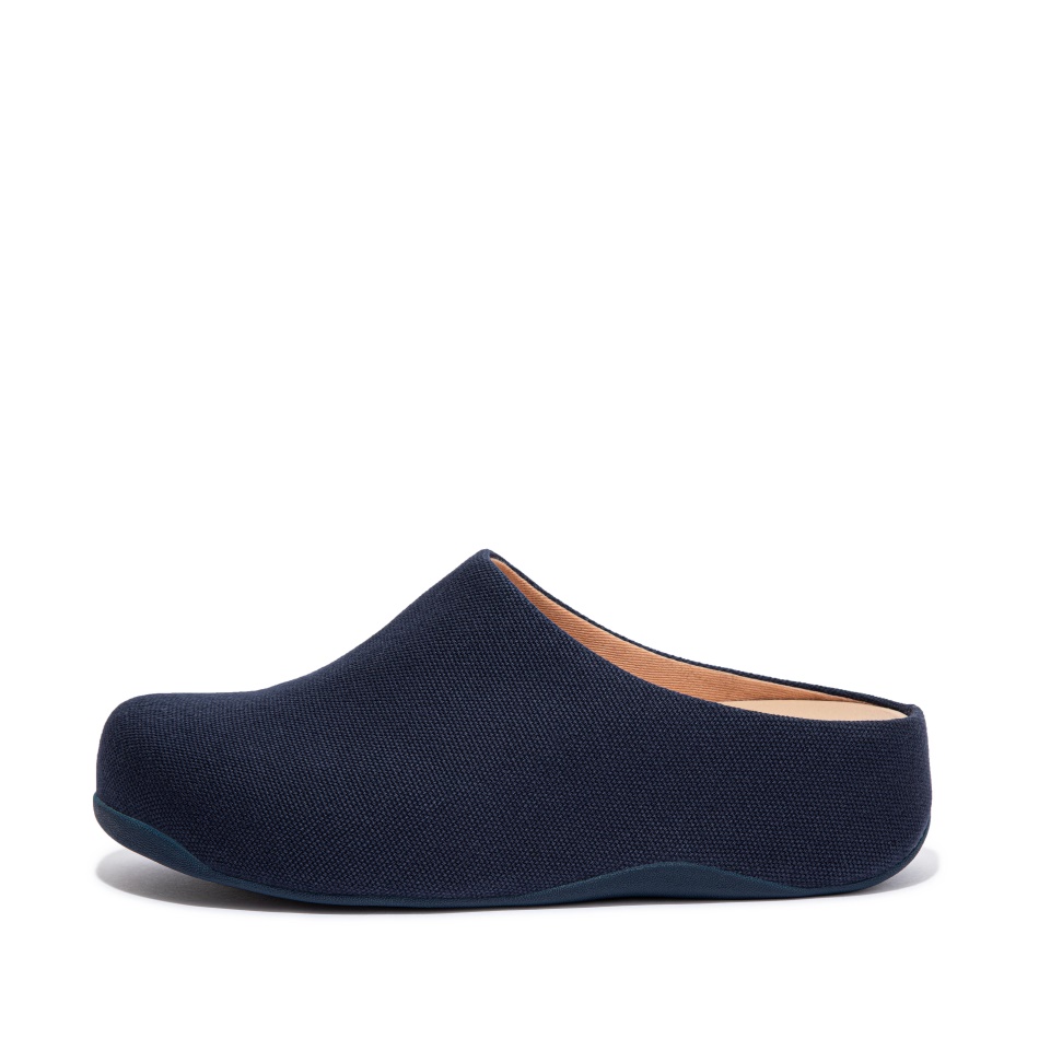 Fitflop Canvas Clogs Midnight Navy