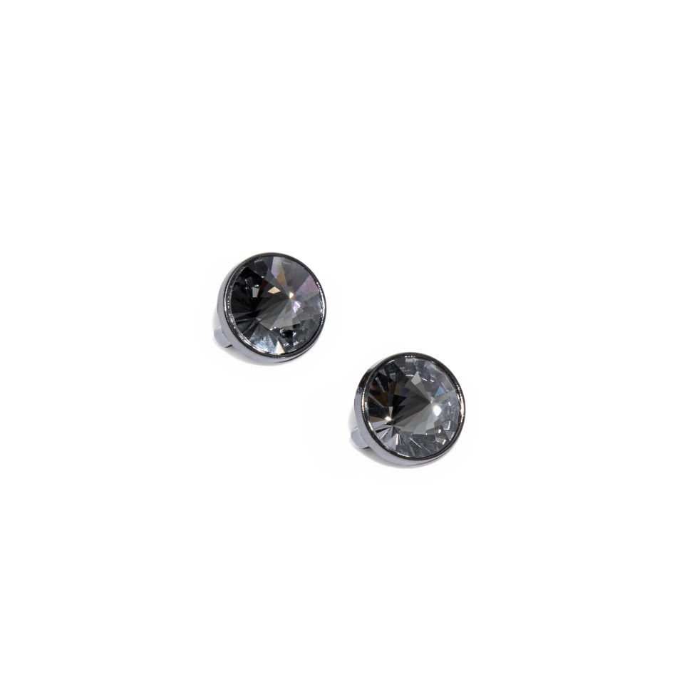 Fitflop Crystal Round Charms 2-Pack Pewter