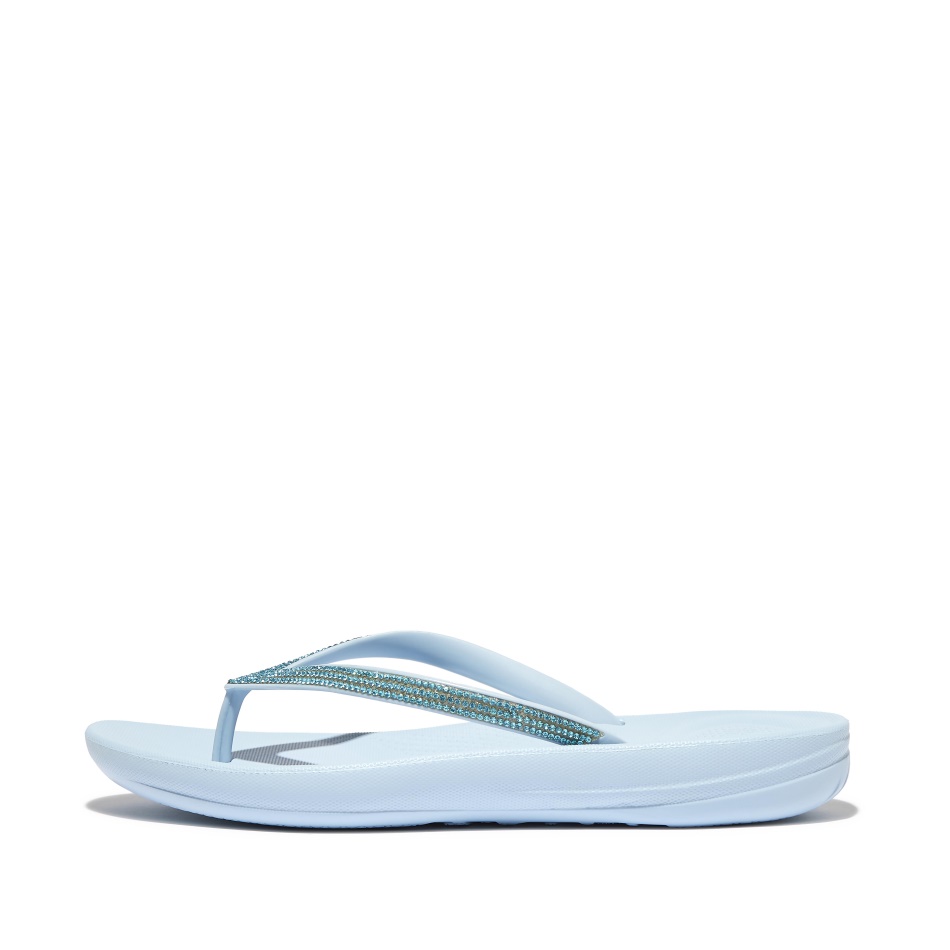 Fitflop Sparkle Flip-Flops Sky Blue