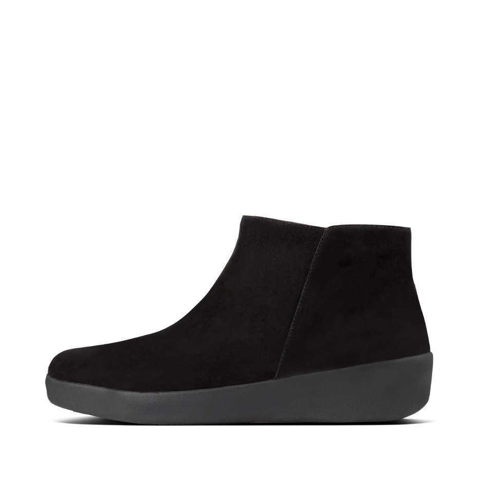 Fitflop Suede Ankle Boots Black