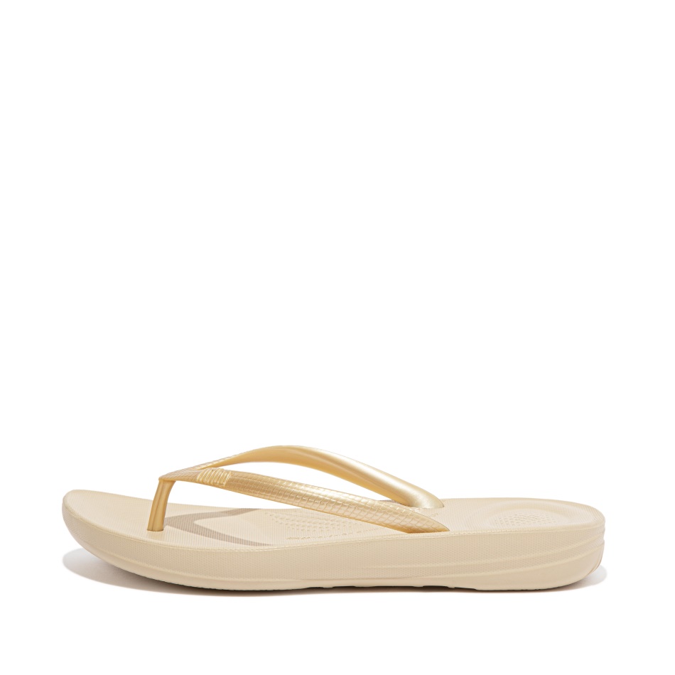 Fitflop Super-Ergonomic Flip-Flops Gold