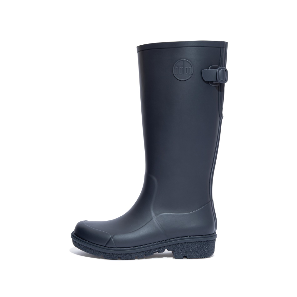 Fitflop Tall Wellington Boots Midnight Navy