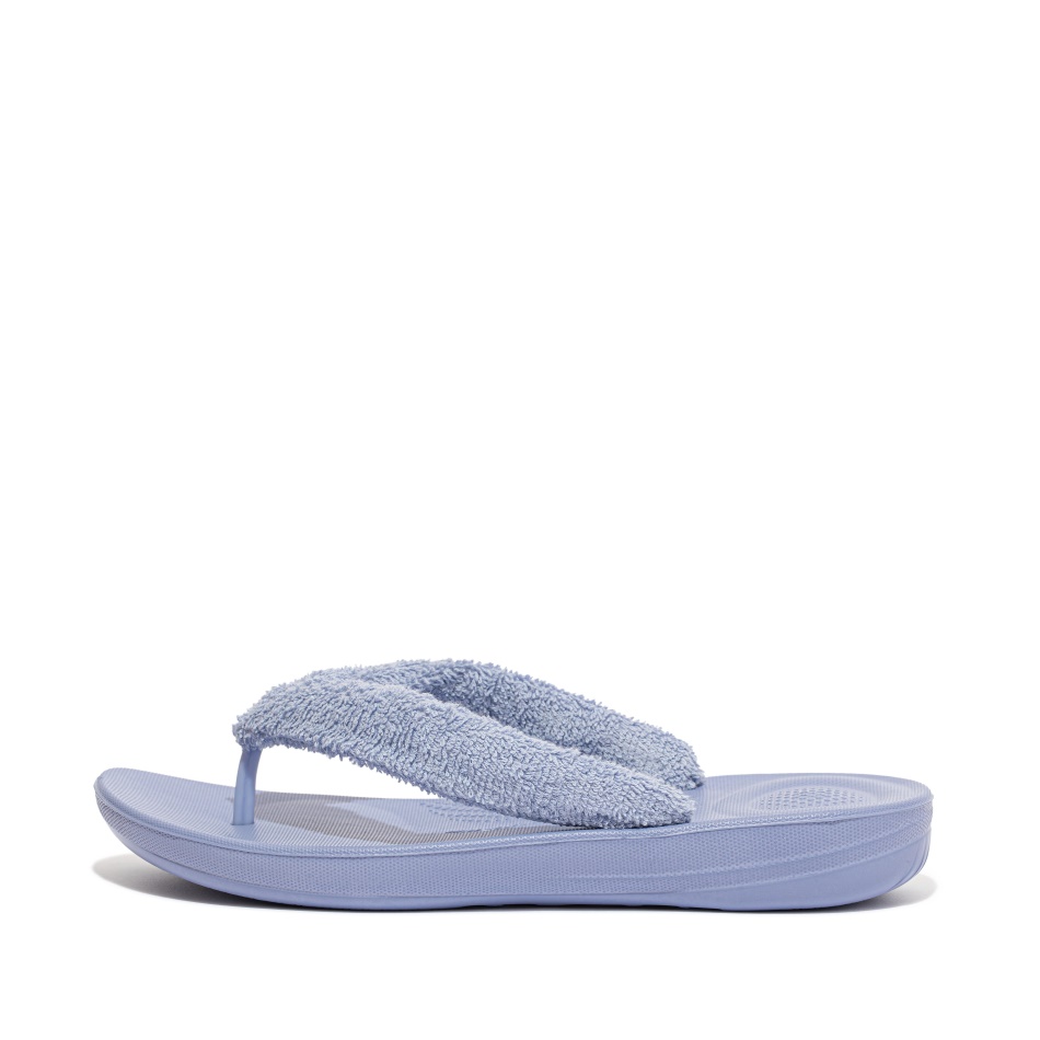 Fitflop Towelling Flip-Flops Wild Lavender